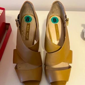 Nine West Tan Heels